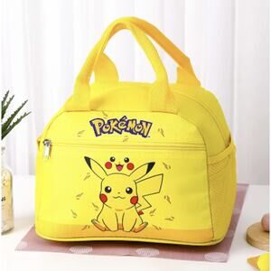 Pokemon Pikachu Insulated Lunch Box/Bag, Cooler, Yellow - New